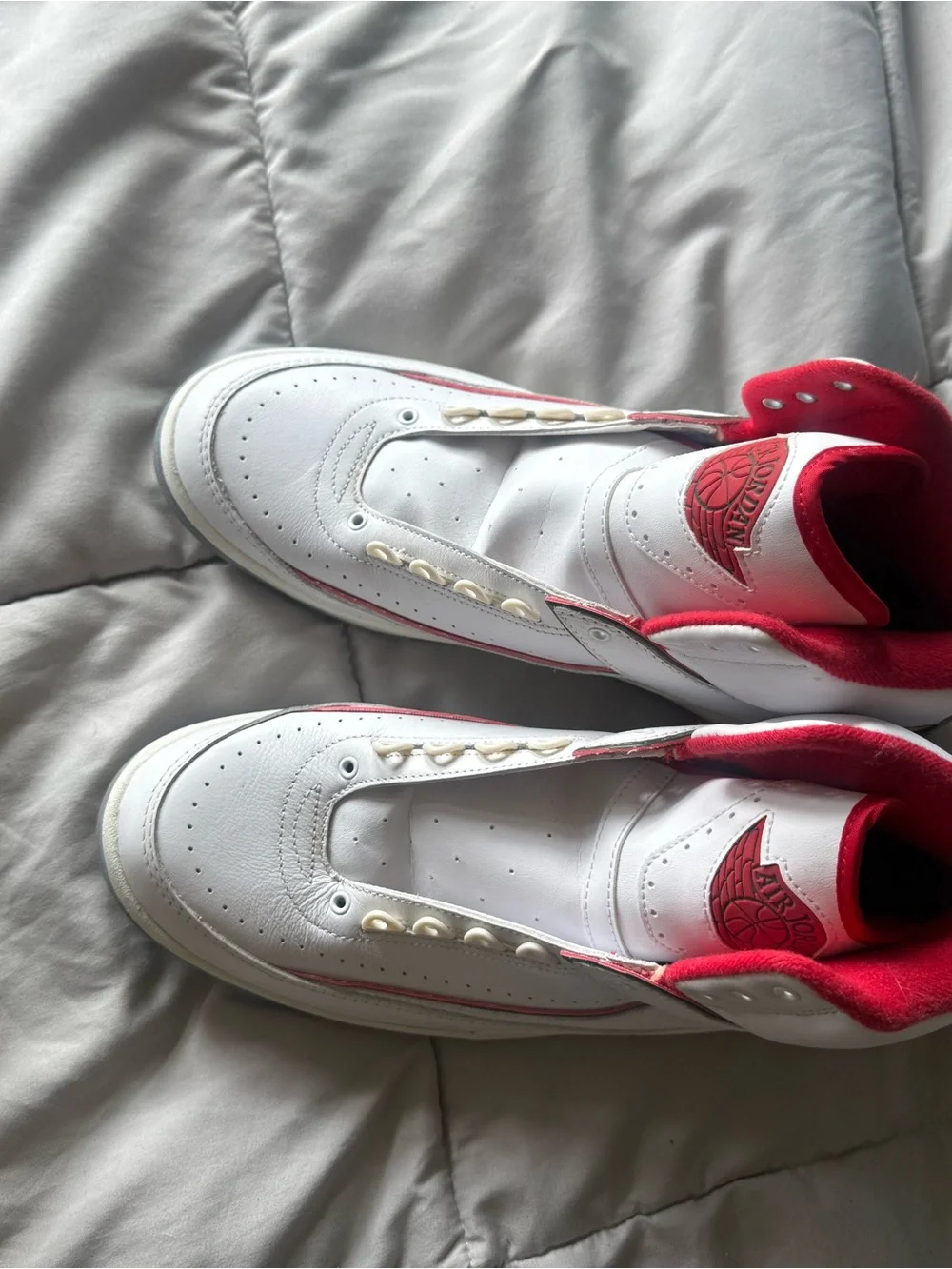 Nike Kids White, Red & Green High-Top Sneakers